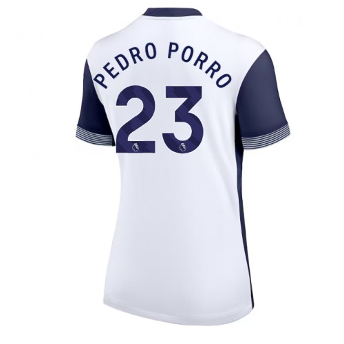 Fotbalové Dres Tottenham Hotspur Pedro Porro #23 Dámské Domácí 2024-25 Krátký Rukáv